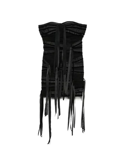 Attico Mini Dress In Black