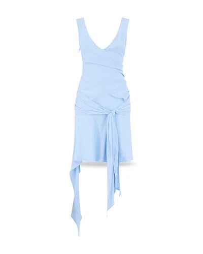 Attico Baby Blue Mini Dress