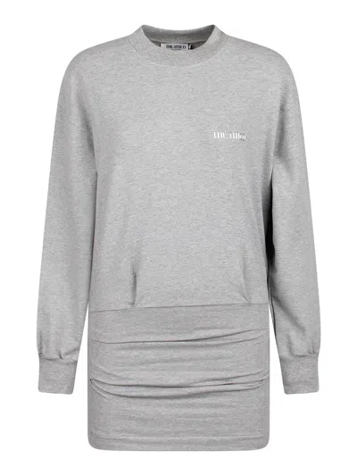 Attico Mini Dress In Grey