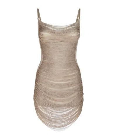 Attico Mini Dress Silver