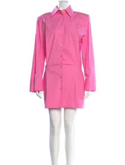 Pre-owned Attico Mini Dress W/ Tags In Pink
