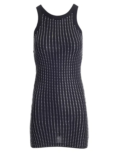 ATTICO MINI DRESS WITH THERMO-STRASS