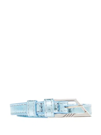 Attico Mini Friday Tote Bag In Blue