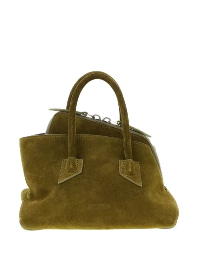 Attico Mini La Passeggiata Tote Bag In Green