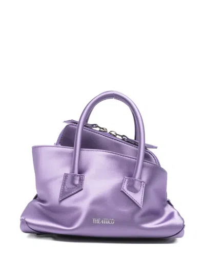 Attico Mini La Passeggiata Tote Bag In Purple