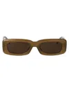 Attico Mini Marfa Sunglasses In Brown