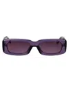 Attico Mini Marfa Sunglasses In Purple