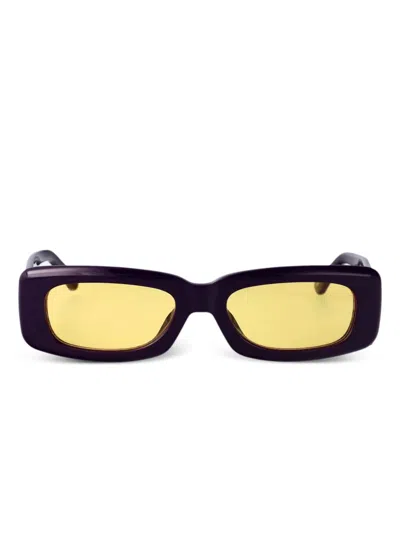 Attico Mini Marfa Sunglasses In Black