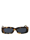 Attico Mini Marfa Sunglasses In Brown