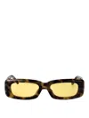Attico Mini Marfa In Tortoiseshell And Yellow In Yellow