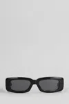 Attico Mini Marfa Sunglasses In Black Acetate