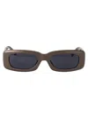 Attico Mini Marfa Sunglasses In Gray