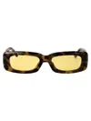 Attico Mini Marfa In Tortoiseshell And Yellow In Yellow