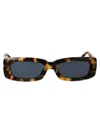 Attico Mini Marfa Sunglasses In T-shell/gold/blue
