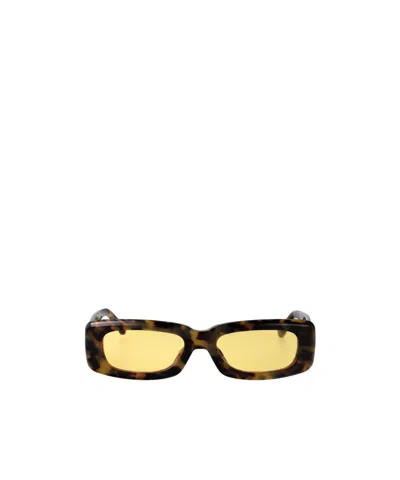 Attico Mini Marfa Sunglasses In Yellow