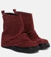 Attico Mini Robin Suede Combat Boots