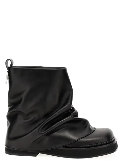 ATTICO MINI ROBIN COMBAT ANKLE BOOTS