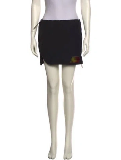 Pre-owned Attico Mini Skirt In Neutral