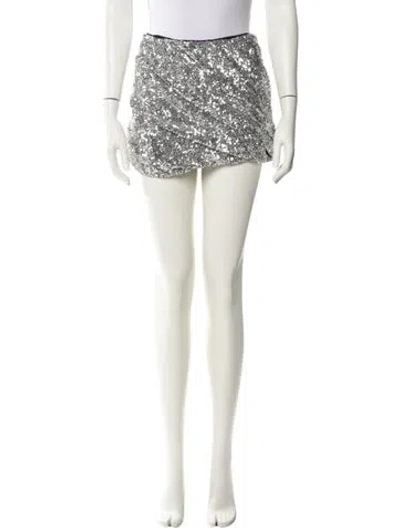 Pre-owned Attico Mini Skirt W/ Tags In Multicolor