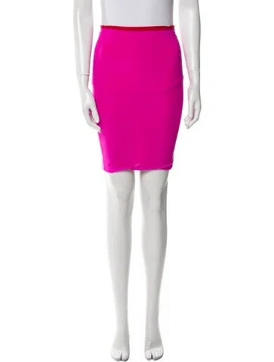 Pre-owned Attico Mini Skirt W/ Tags In Pink
