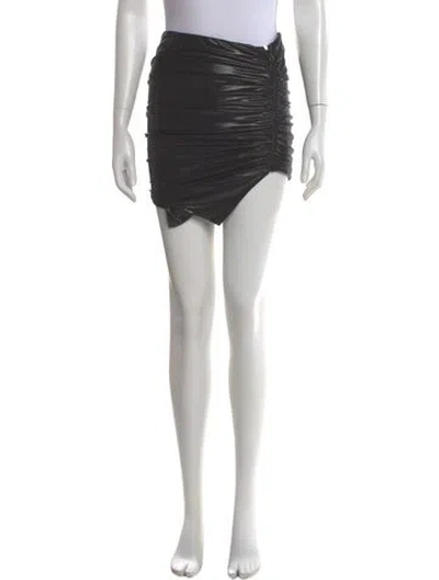 Pre-owned Attico Mini Skirt In White