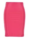Attico Stretch Metallic Sheen High-waisted Cover-up In Multicolour