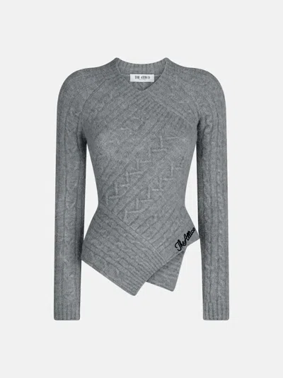 Attico Mint Sweater In Gray