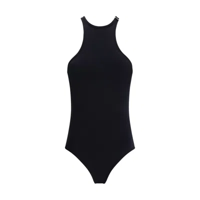 Attico Monochrome Swimsuit In Black