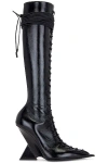 Attico Morgan High Boot In Black
