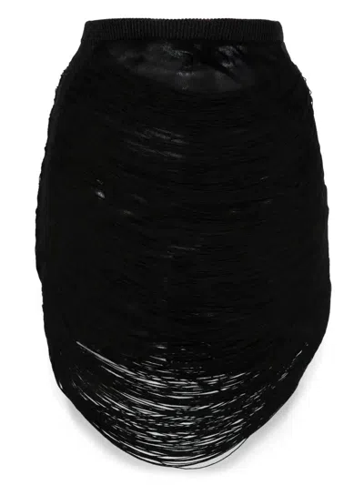 ATTICO MULTI-STRINGS MINI SKIRT - WOMEN'S - POLYAMIDE/VISCOSE