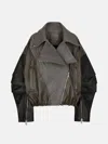 Attico Bomber Jacket In Multicolor