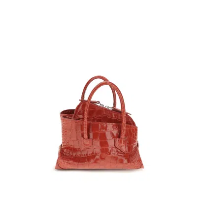 Attico Multicolor Calf Leather Bos Taurus Handbag In Blue