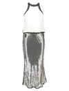 Attico Sequin Dress Dresses In Multicolor
