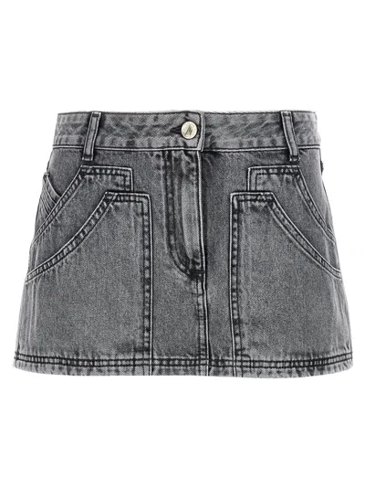 ATTICO MULTIPOCKET MINI SKIRT