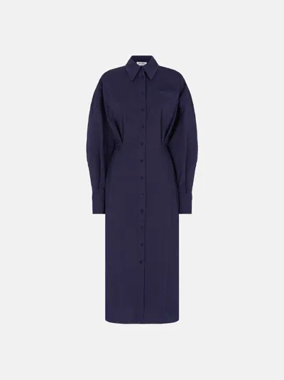 Attico Navy Blue Midi Dress