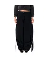 Attico New Denim Wide In Black