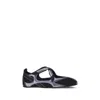 Attico Nomad Ballerinas In Black