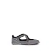 Attico Nomad Ballerinas In Gray