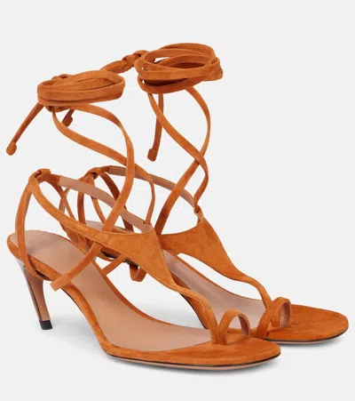 ATTICO NOVA 65 SUEDE SANDALS