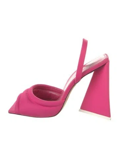 Pre-owned Attico Nylon Pumps In Pink