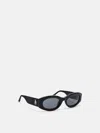 Attico Occhiali ''berta'' Black In Black/silver/grey