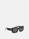 Attico Occhiali ''jorja'' Black In Black/silver/grey