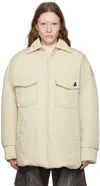 Attico Off-white Short Coat In 507 Ivory