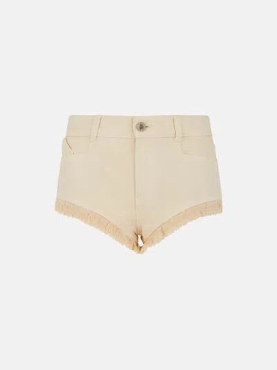 ATTICO OFF WHITE SHORT PANT