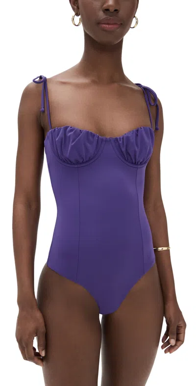 Attico One Piece Purple