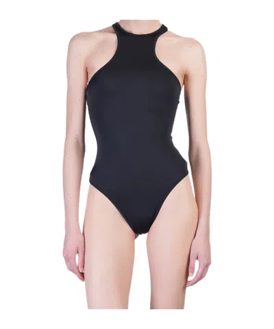 Attico One Piece Swimsuit In Black