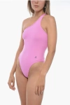 Attico Pink Single-shoulder One-piece Swimsuit