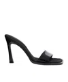 Attico Open-toed High-heeled Sandals In Black