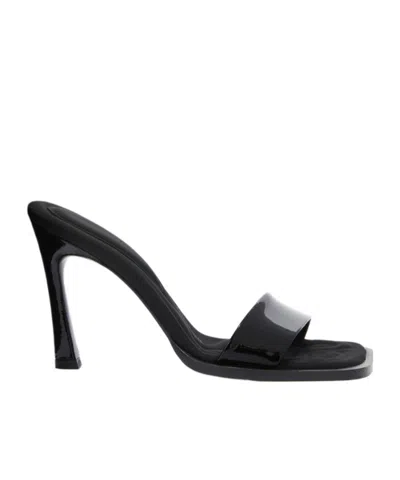 Attico Open-toed High-heeled Sandals In Black