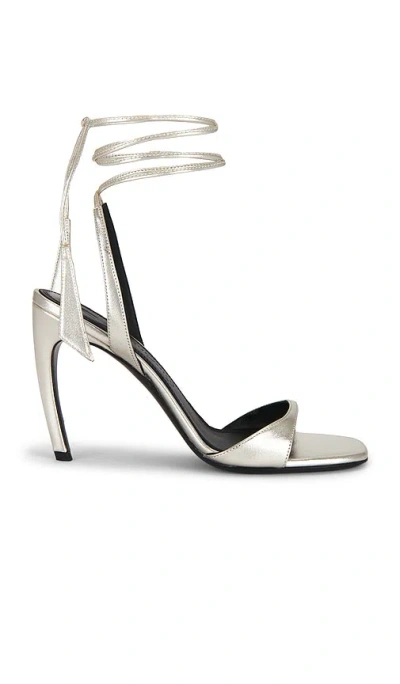 Attico Ora 95mm Sandal In Metallic